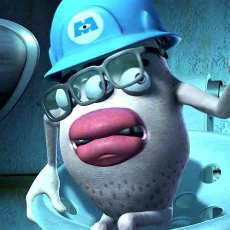 monsters inc character with glasses|monster inc characters big lips.